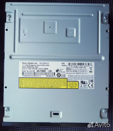 Оптический привод для записи-чтения DVD(CD) дисков