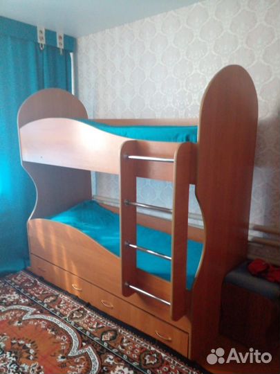 Кровать детская двухъярусная