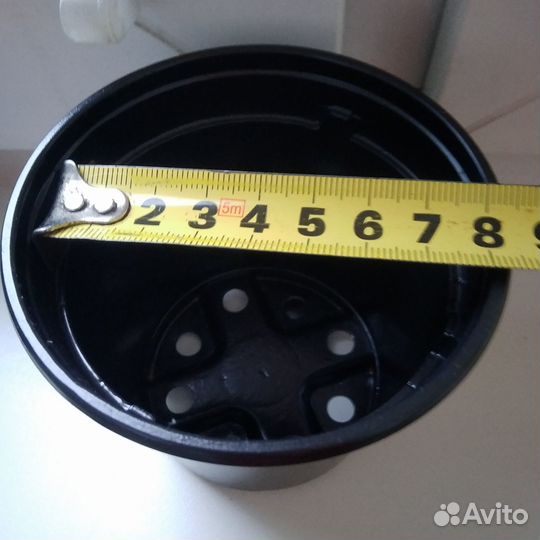 Горшки для цветов и рассады 9*8см,новые