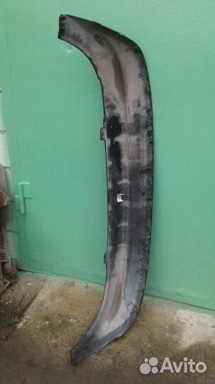 Юбка заднего бампера на Kia Rio 3 2016г