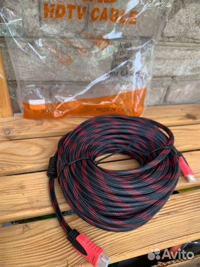 Кабель провод hdmi - hdmi 15 метров новый