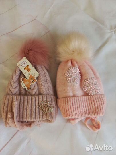 Шапка зимняя для девочки новая