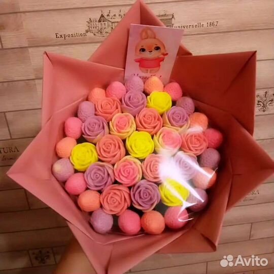 Букет из шоколадных роз