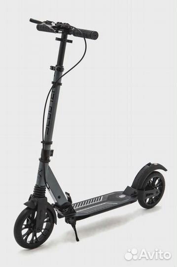 Самокат KC scutum ручн. тормоз. серый