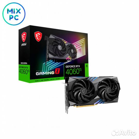 Видеокарта RTX4060Ti 8Gb MSI gaming X 8G