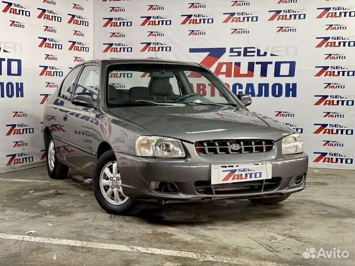 Hyundai Accent 1.5 МТ, 2001, 170 000 км