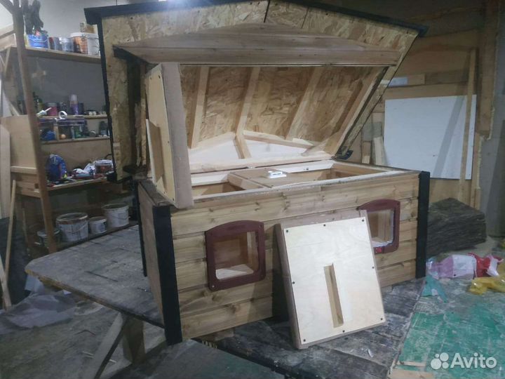 Уличный домик-будка для кошки Мелисса