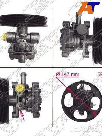 Насос гур mitsubishi lancer