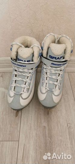 Коньки детские на меху Graf Montana Comfort