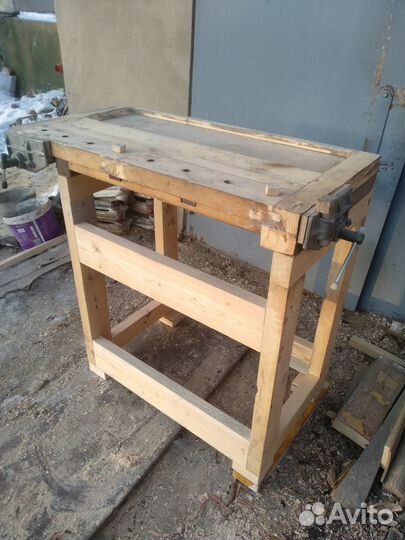 Верстак столярный СССР (реставрирован)