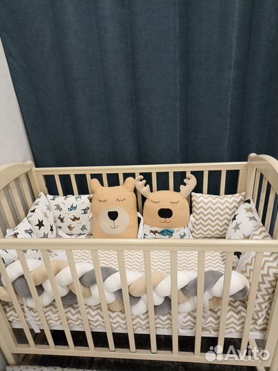 Бортики в детскую кроватку бу