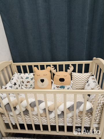 Бортики в детскую кроватку бу