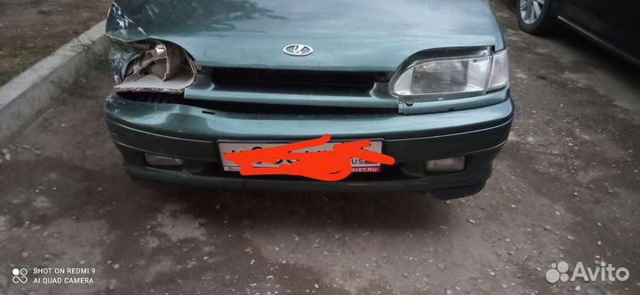 Передний бампер ваз 2114
