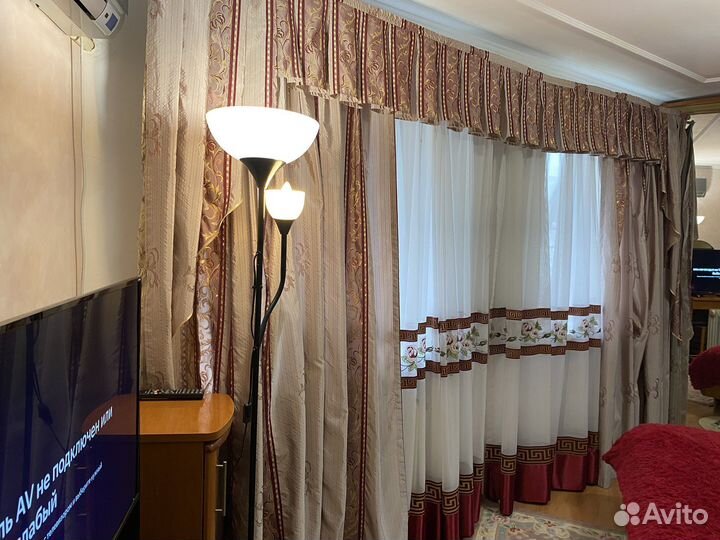 Комплект шторы, тюль, ламбрикен, покрывало