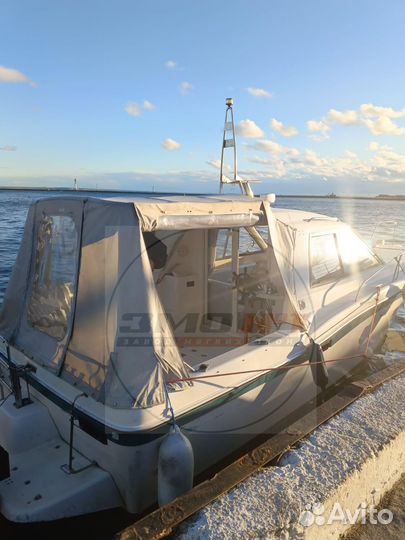 Ремонт прозрачной части ходовых тентов катера