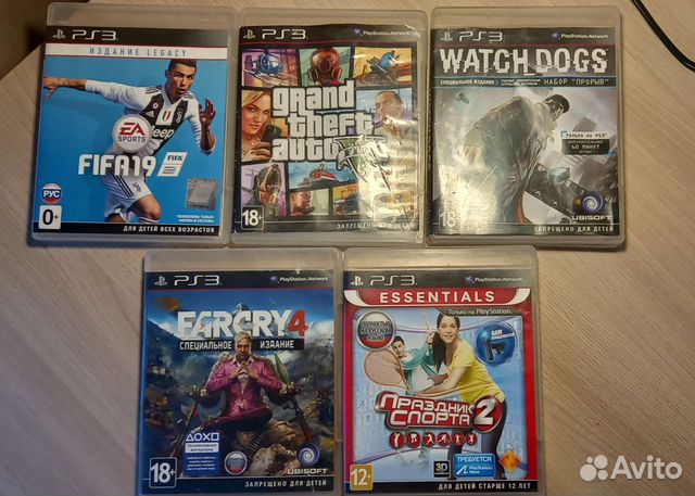 Игровые диски на ps3