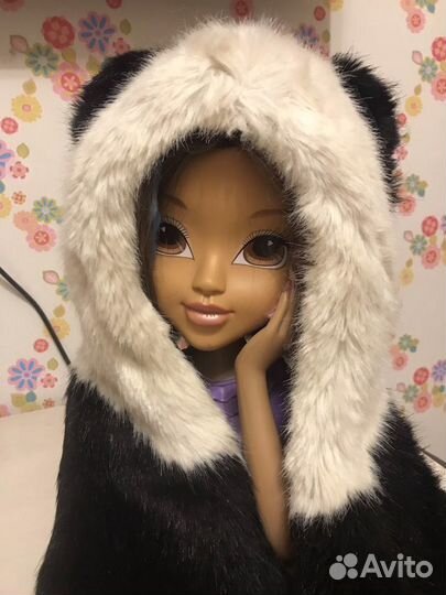 Шапка-панда очень теплая