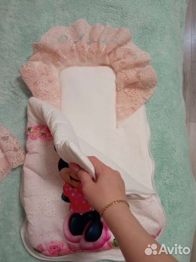 Конверт на выписку для девочки весна