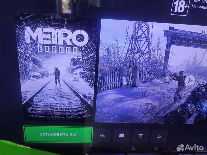 Xbox One - с играми (gta V, farcry 6, metro)