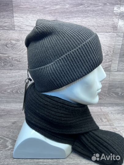 Шапка мужская вязаная из шерсти, Tesoro