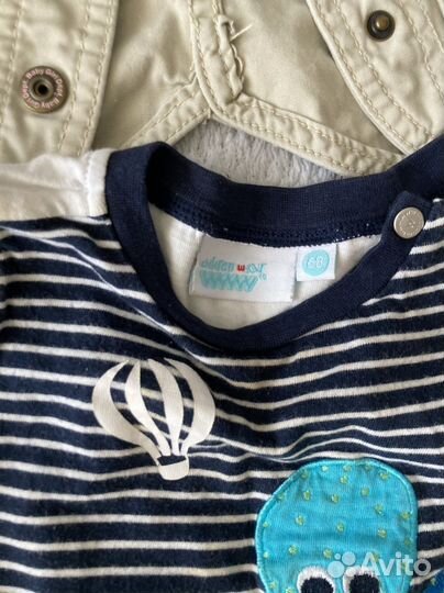 Пакет детских вещей для мальчика 68 74