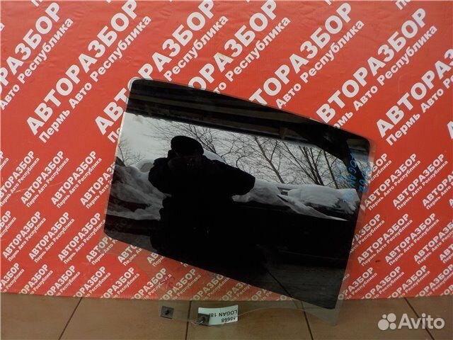Стекло двери заднее правое Renault Logan L8MV