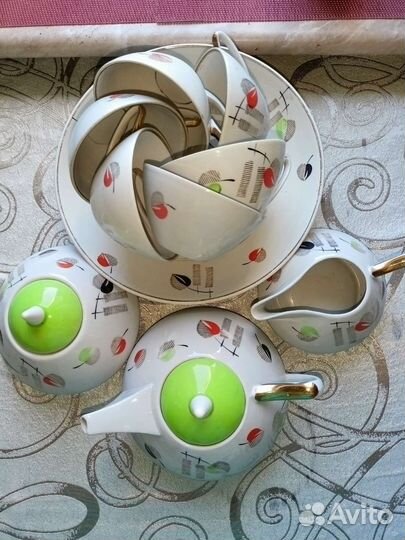 Чайный сервиз СССР Рига Сакта