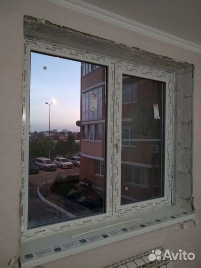 Монтаж окон, балконов, дверей из пвх и алюминия