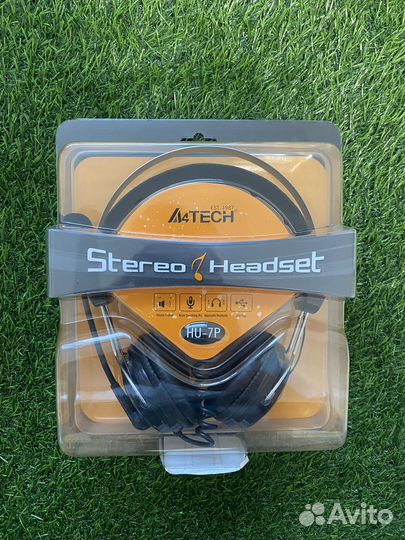 Наушники с микрофоном A4Tech HU-7P новые