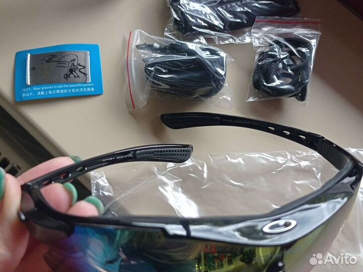 Очки oakley новые набор с пятью сменными линзами
