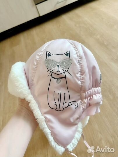 Детская зимняя шапка ушанка