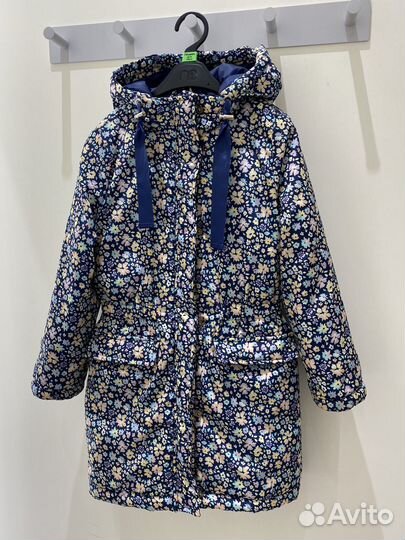 Куртка демисезонная для девочки удлиненная 122