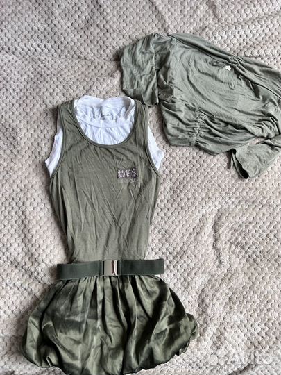 Фирменные вещи для девочки 120-130