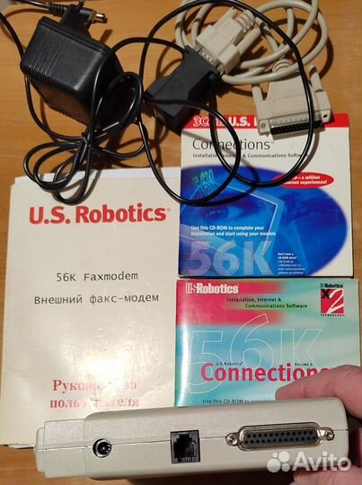 56к Faxmodem Внешний факс-модем