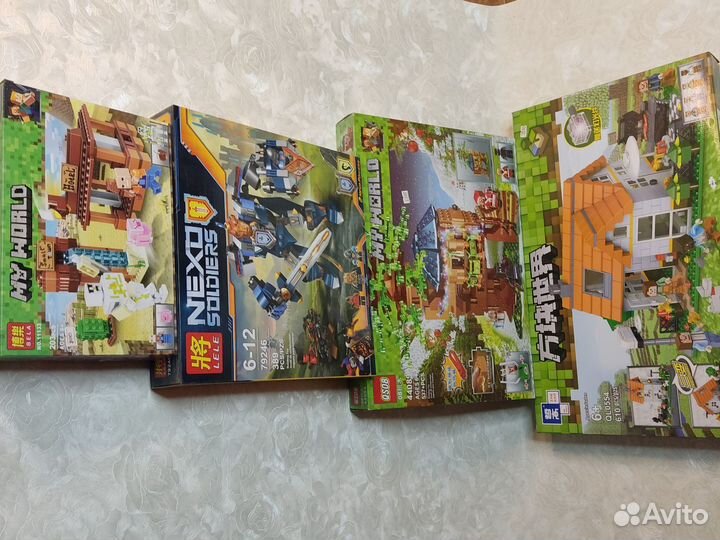 Коллекция лего майн крафт лего hexo