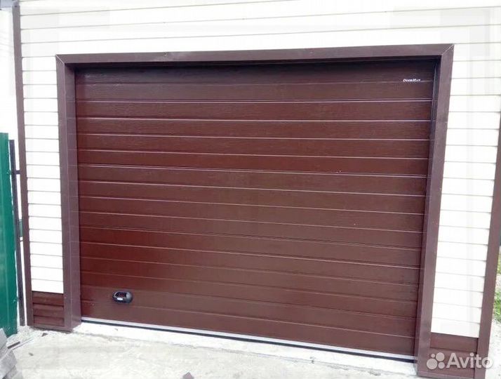 Ворота секционные с установкой
