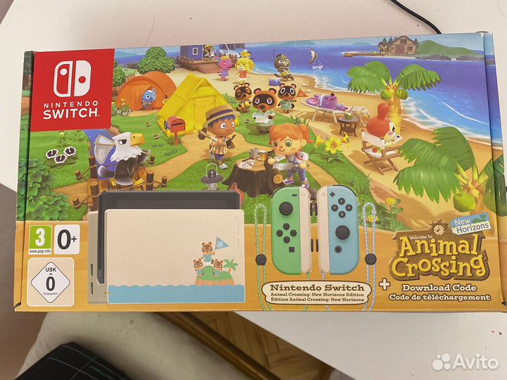 Nintendo switch animal crossing edition