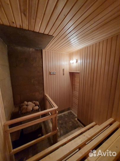Баня сауна с бассейном
