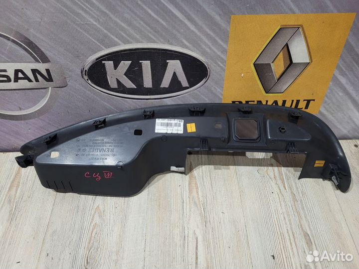 Накладка панели на торпеду Renault scenic 3