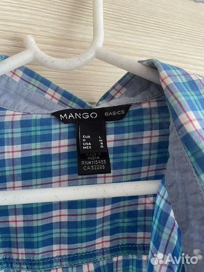 Рубашка Mango хлопок