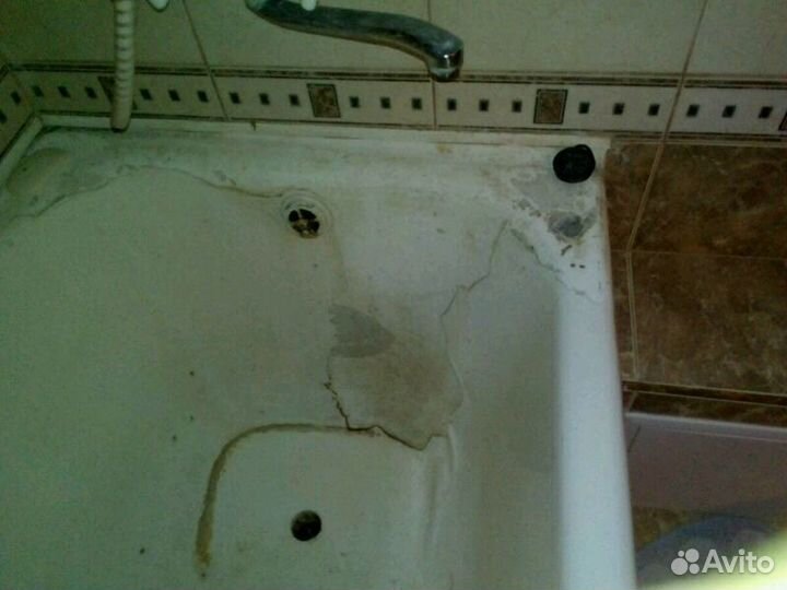 Реставрация ванн наливным акрилом в Калининграде