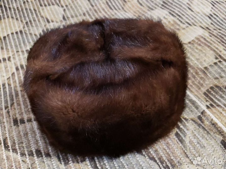 Норковая шапка мужская