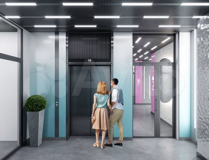 2-к. квартира, 57,5 м², 20/24 эт.