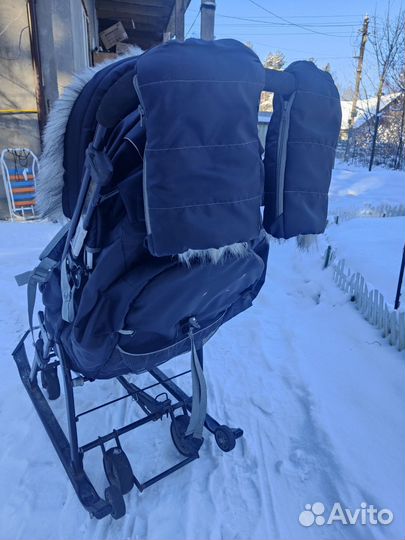 Коляска санки