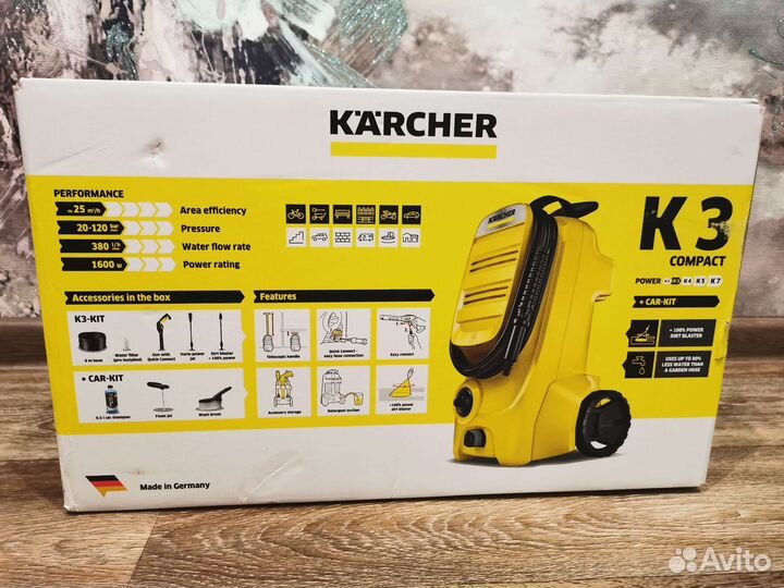 Мойка высокого давления Karcher K 3 Compact Car