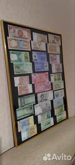 Коллекция купюр разных стран