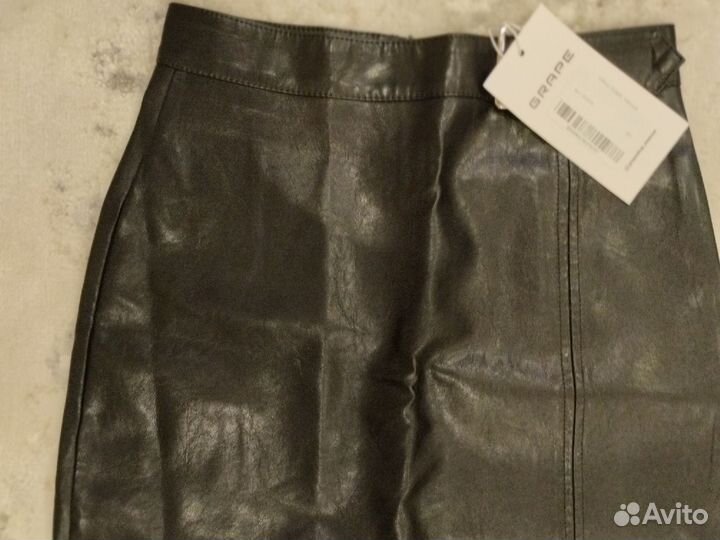 Кожаная юбка