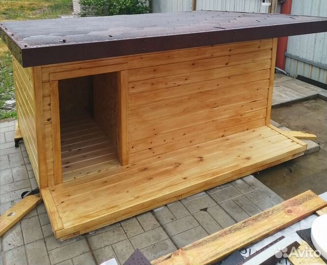 Будка для собаки утепленная