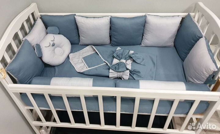 Бортики в детскую кроватку