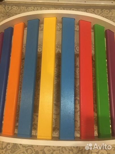 Детская горка качалка (радуга)